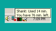 Screenshot of AlaTimer