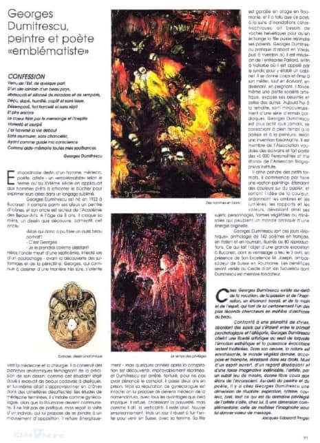 Georges Dumitresco - Peintre et poète
