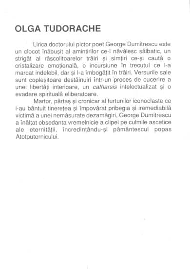 Olga Tudorache critic